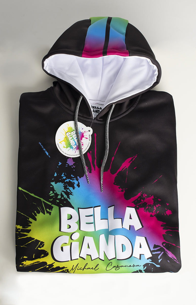 Felpa Con Cappuccio Bellafaccia V2 - Youtuber Style | Qualità Italiana | Cotone E Poliestere - Foto 7